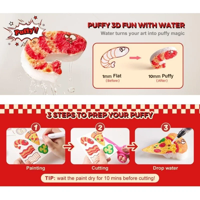 Set Pintura de Espuma Pizza · Jarmelo