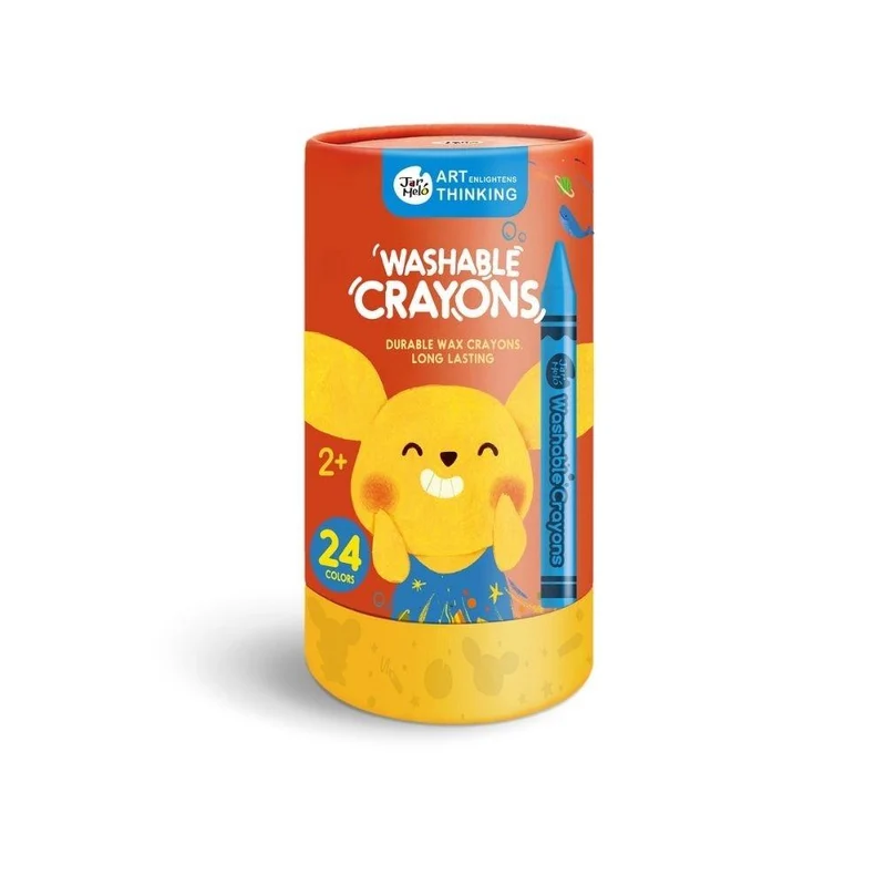 Bote 24 Crayones Lavables · Jarmelo