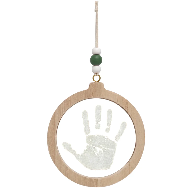 Bola de Navidad con huella – Transparente · Petit Artichaut