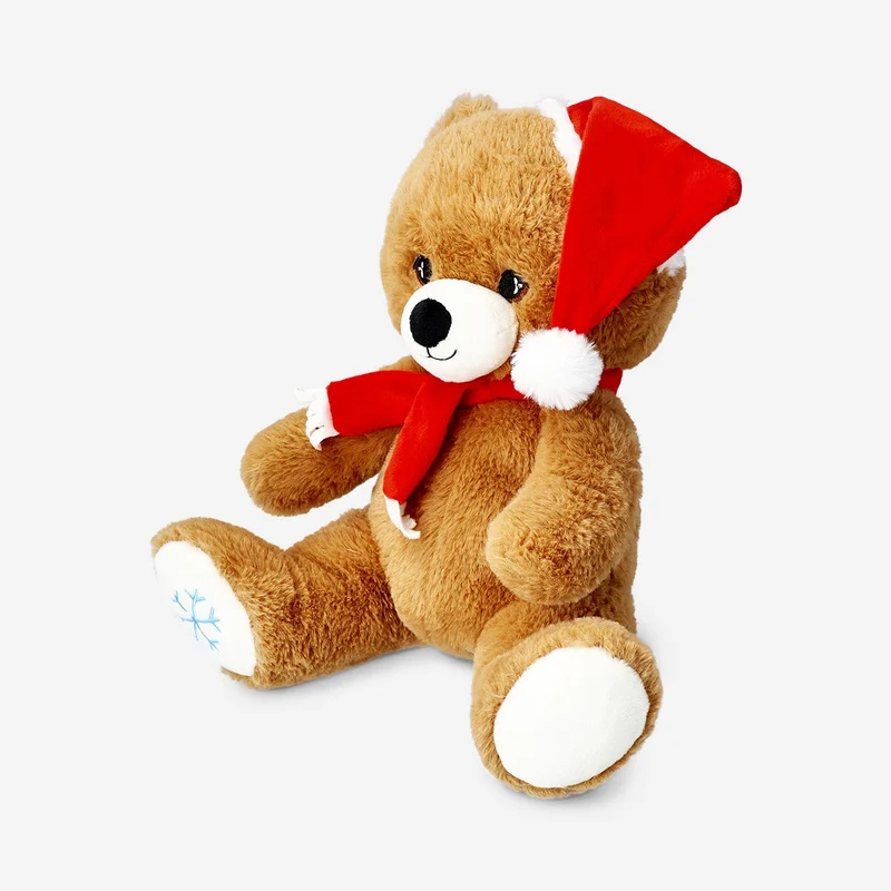 Plush toy - Teddy with Santa hat