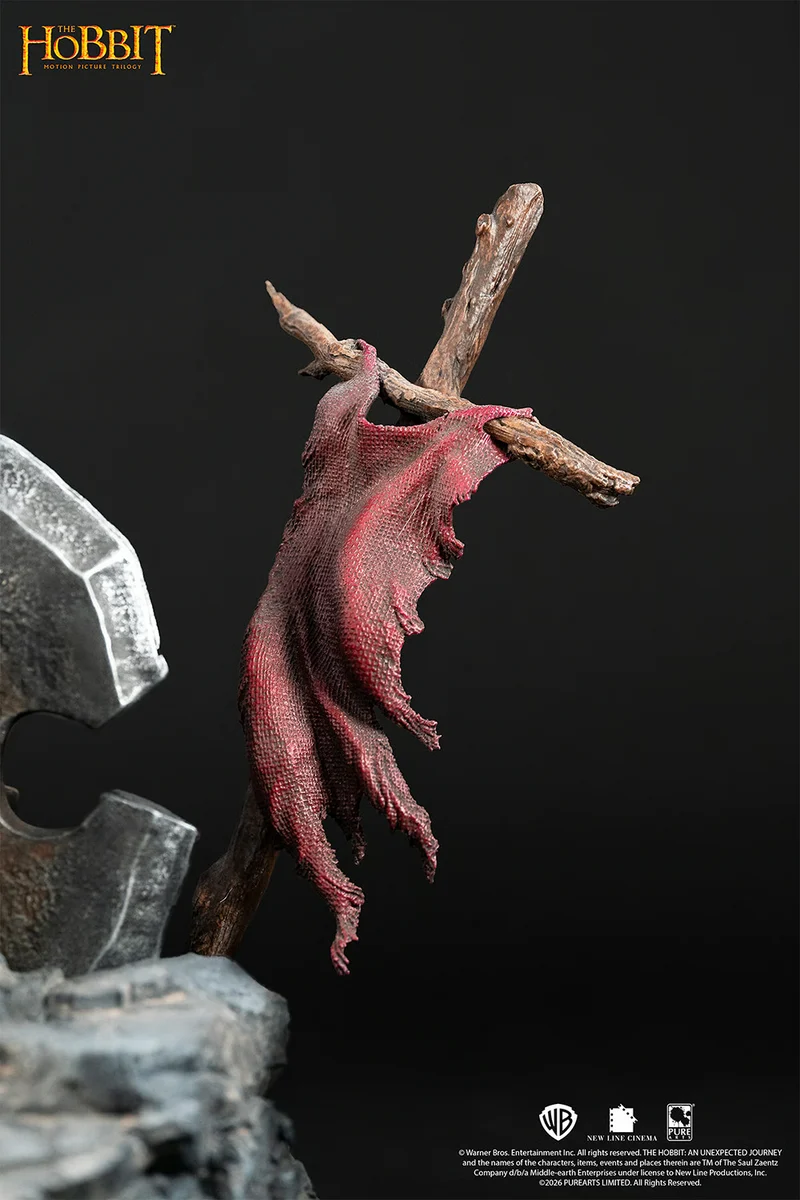 Pure Arts Life Size Bust: El Hobbit - Mascara Artistica de Azog 21 Pulgadas