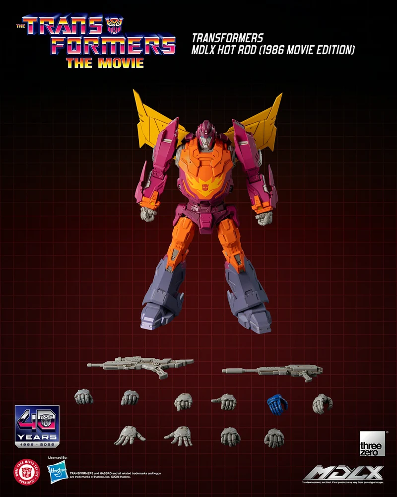 Threezero MDLX: Transformers 1986 Movie Edition - Hot Rod 7 Pulgadas