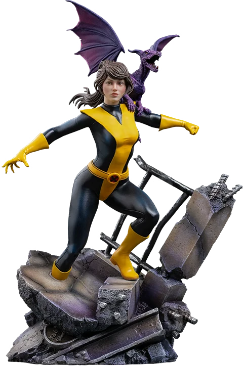 Iron Studios: X-Men Comics - Kitty Pride y Lockheed BDS Escala de Arte 1/10