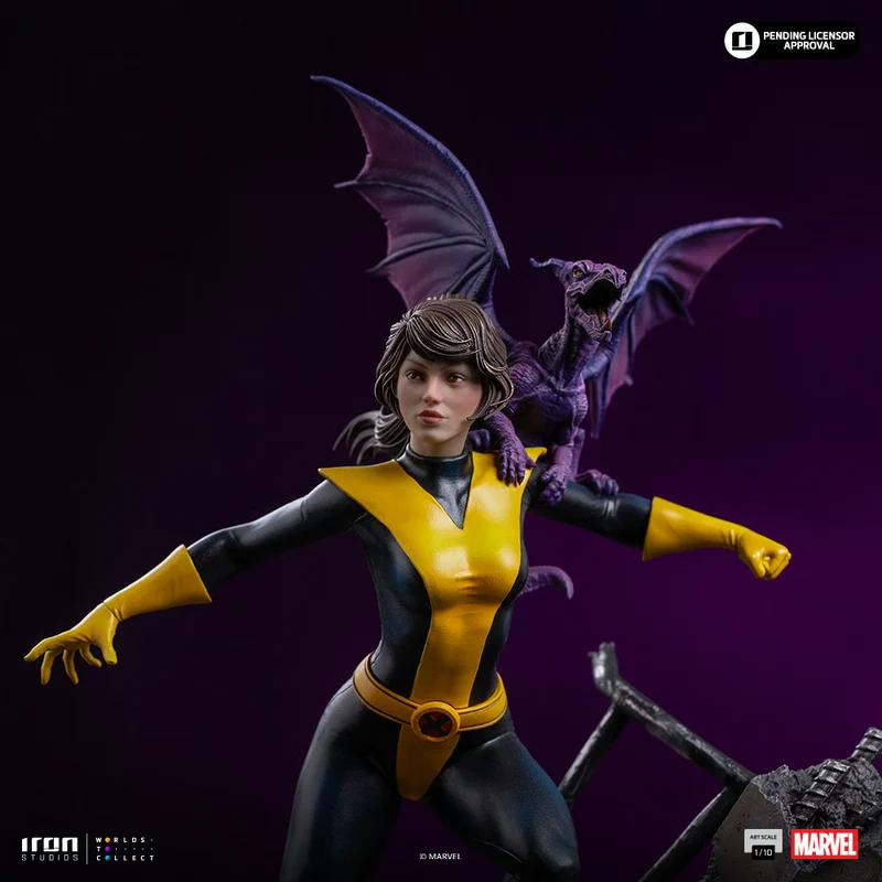 Iron Studios: X-Men Comics - Kitty Pride y Lockheed BDS Escala de Arte 1/10