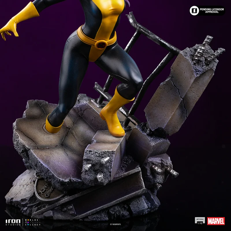 Iron Studios: X-Men Comics - Kitty Pride y Lockheed BDS Escala de Arte 1/10