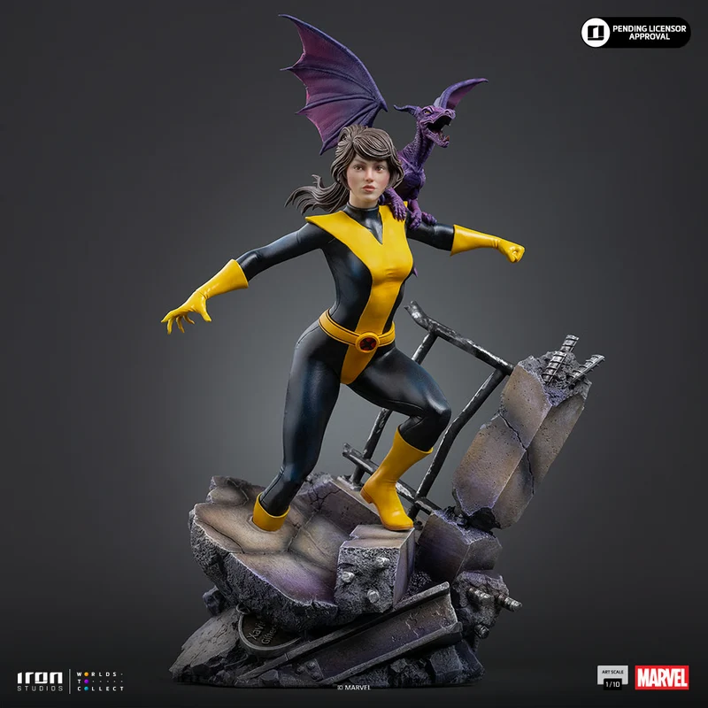 Iron Studios: X-Men Comics - Kitty Pride y Lockheed BDS Escala de Arte 1/10