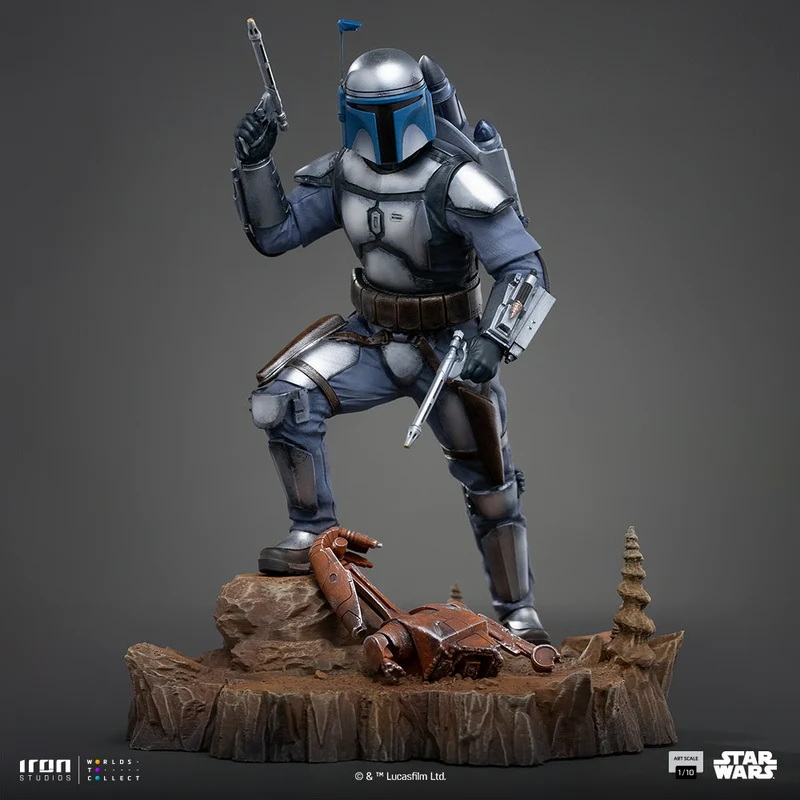 Iron Studios: Star Wars - Jango Fett Escala de Arte 1/10