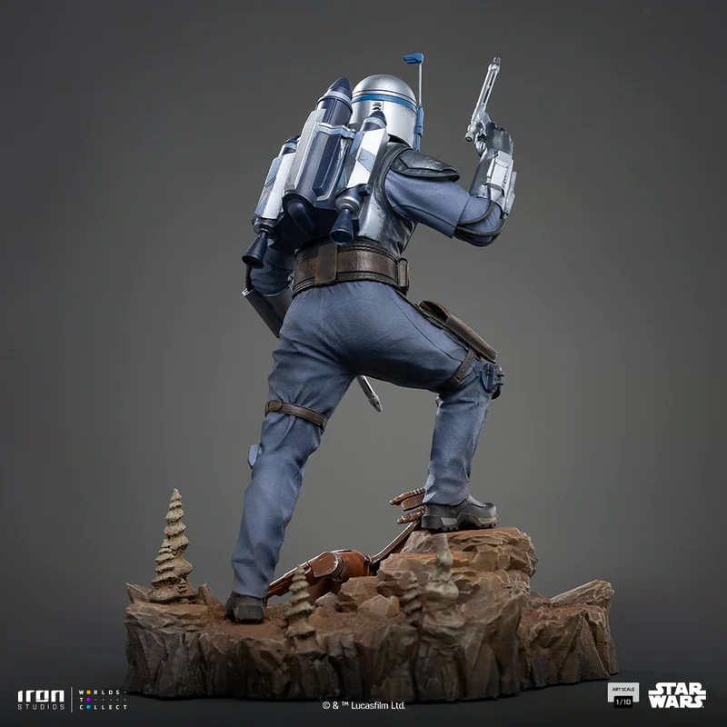 Iron Studios: Star Wars - Jango Fett Escala de Arte 1/10