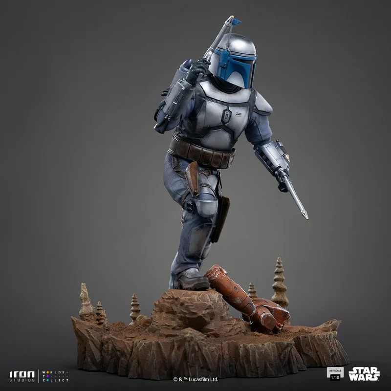 Iron Studios: Star Wars - Jango Fett Escala de Arte 1/10