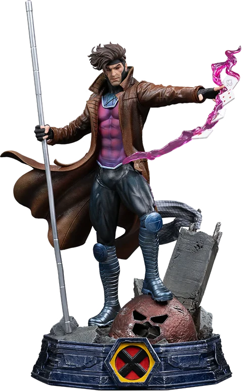 Iron Studios: X-Men - Gambito Unleashed Escala de Arte 1/10