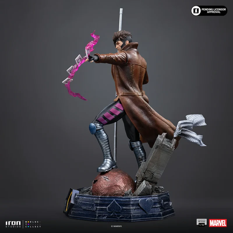 Iron Studios: X-Men - Gambito Unleashed Escala de Arte 1/10