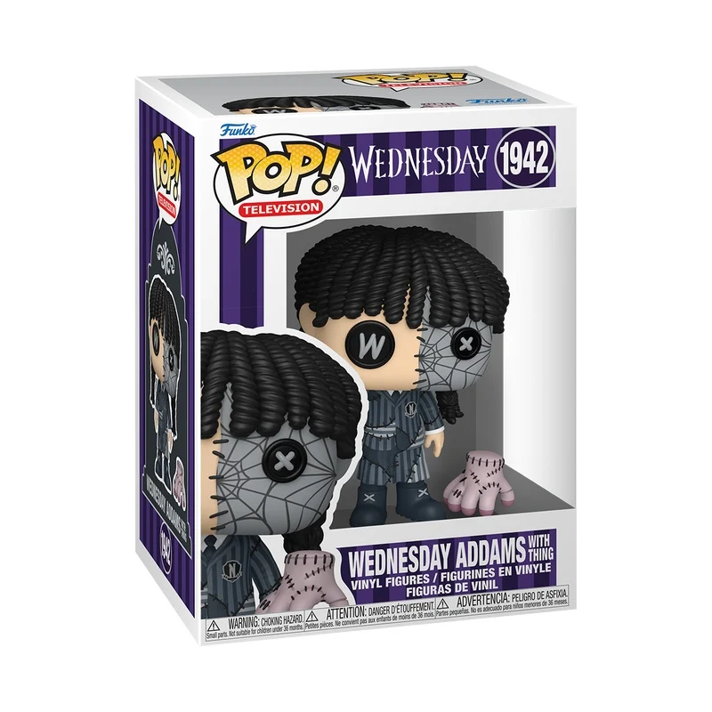Funko Pop & Buddy: Patchwork Wednesday - Merlina y Dedos