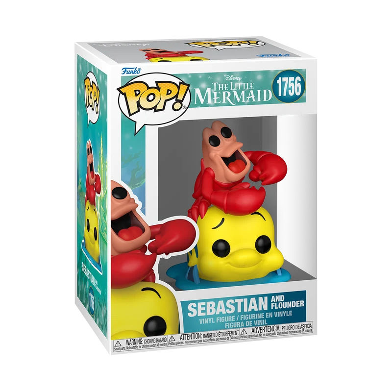 Funko Pop Disney: La Sirenita - Sebastian y Flounder
