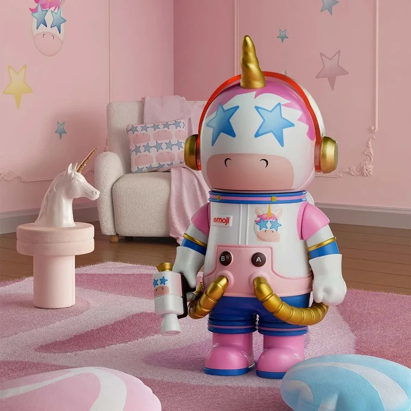 POP MART: MEGA SPACE MOLLY 100% x emoji？ - Series