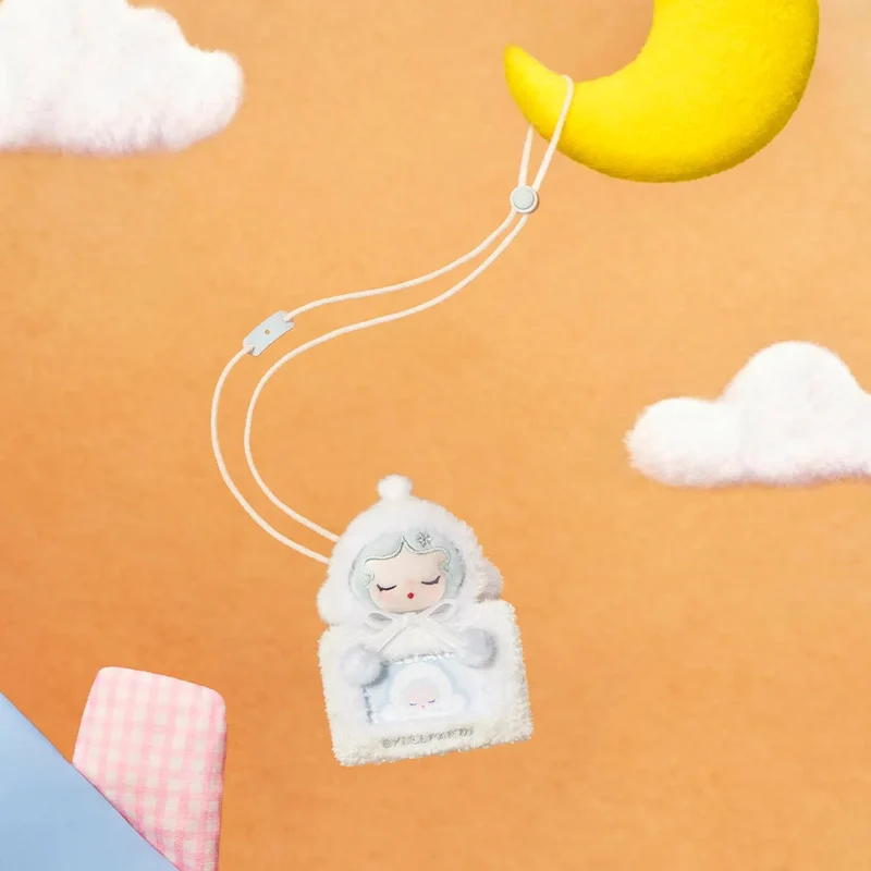 POP MART: POP BEAN - Fluffy & Cozy Series - Card Holder Pendant Blind Box