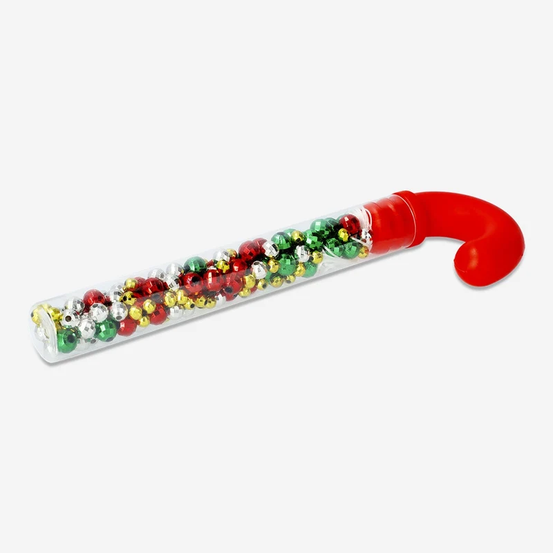 Candy cane bead set with string