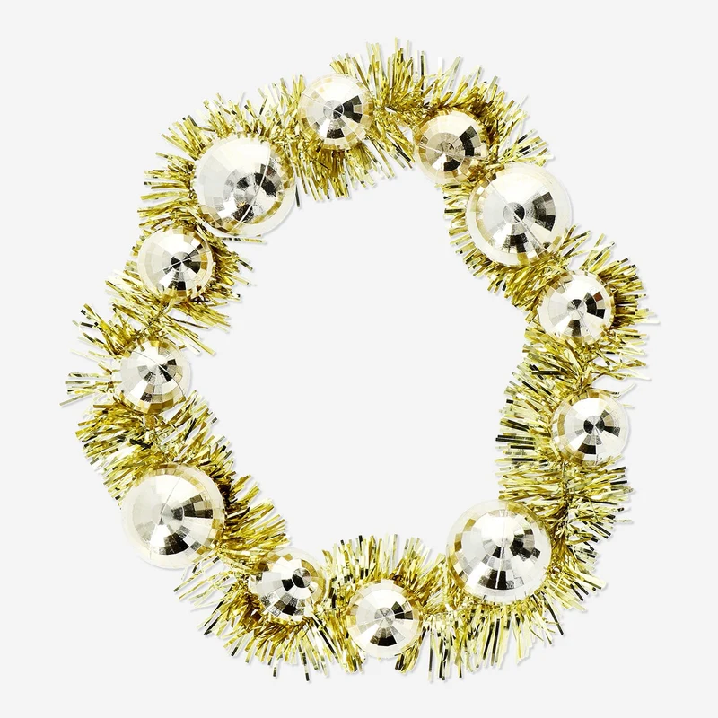 Disco ball wreath