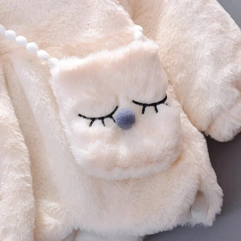 Rabbit Ears Jacket: Winter Hooded Coat for Toddlers