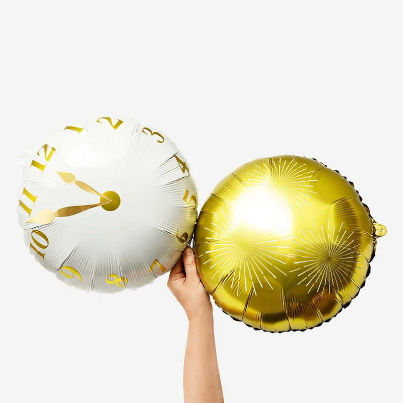 Round foil balloons - 3 pcs