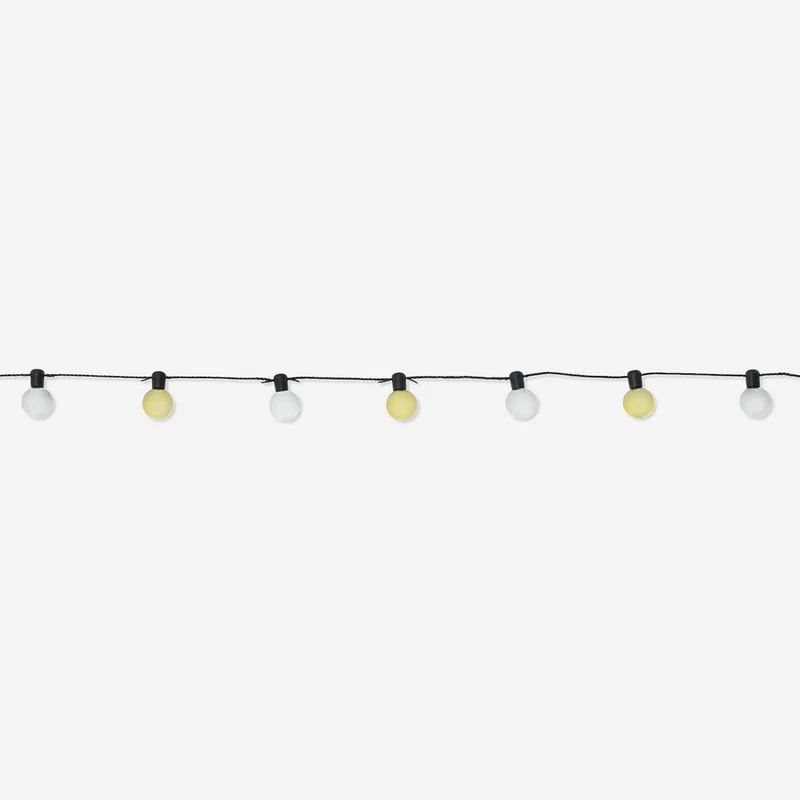 Metallic bauble garland ribbon - 2 m