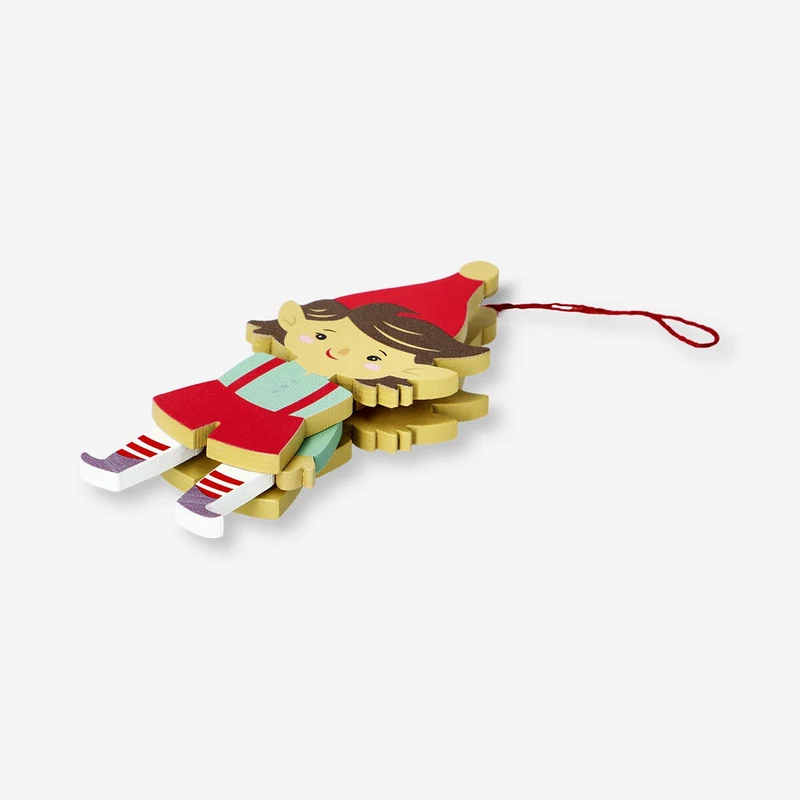 Wooden Christmas elf