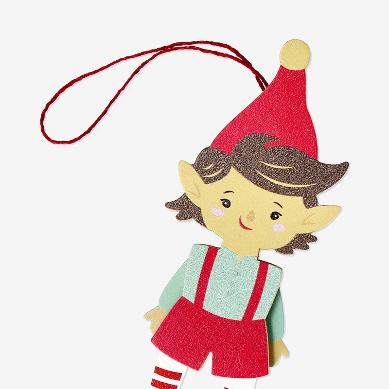 Wooden Christmas elf