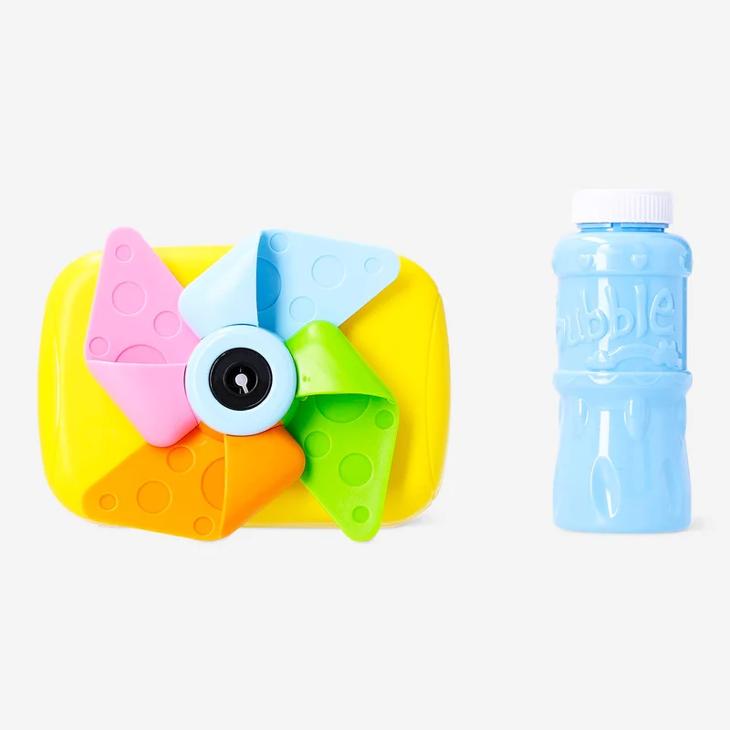 Soap bubble blower as camera