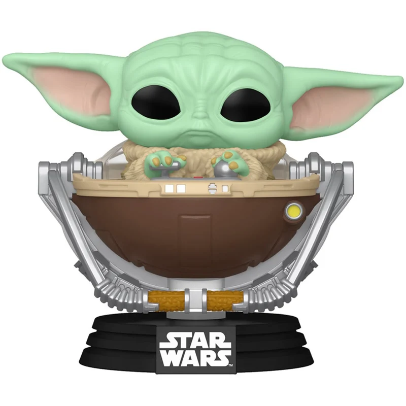 Funko Pop Star Wars: Mando & Grogu - Grogu con nueva capsula