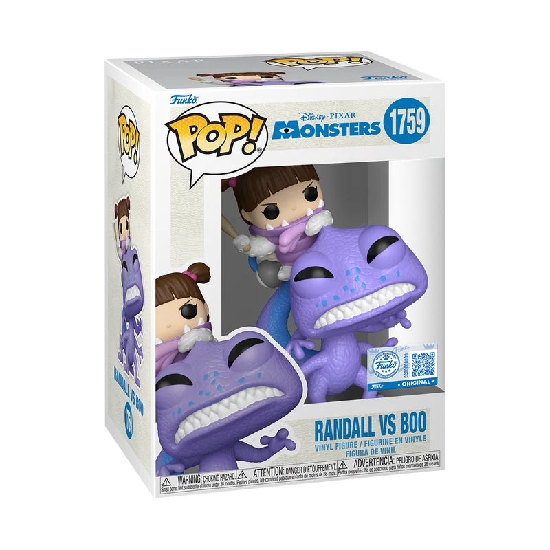 Funko Pop Disney: Monsters Inc - Randall y Boo Specialty