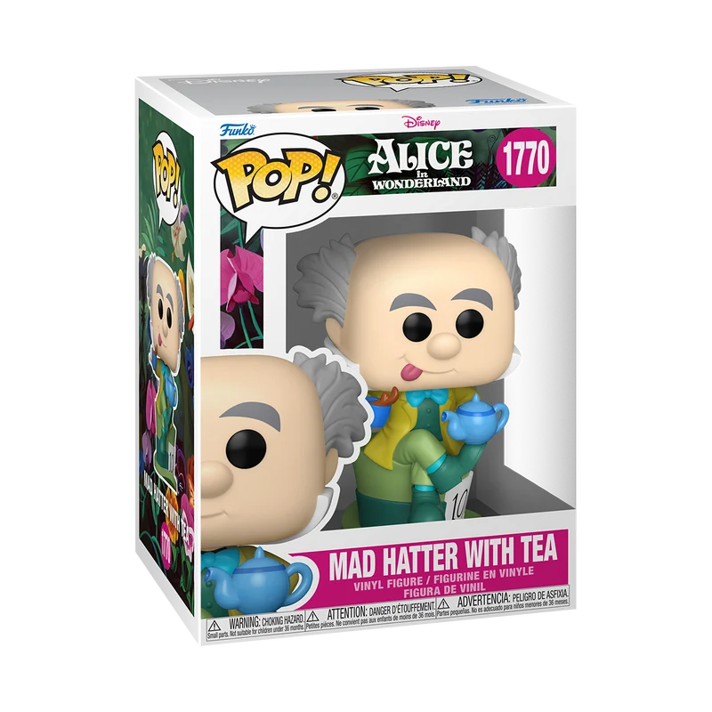 Funko Pop Disney: Alicia en el Pais de las Maravillas - Sombrerero Loco con Te