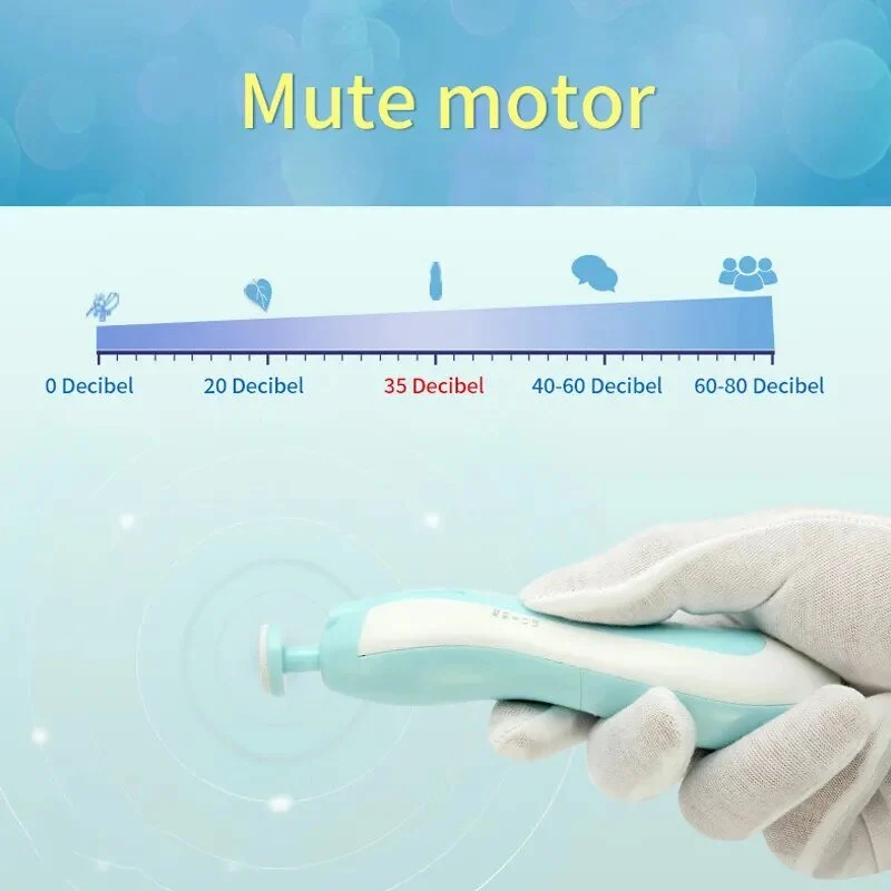 6-in-1 Electric Baby Nail Trimmer & Manicure Kit