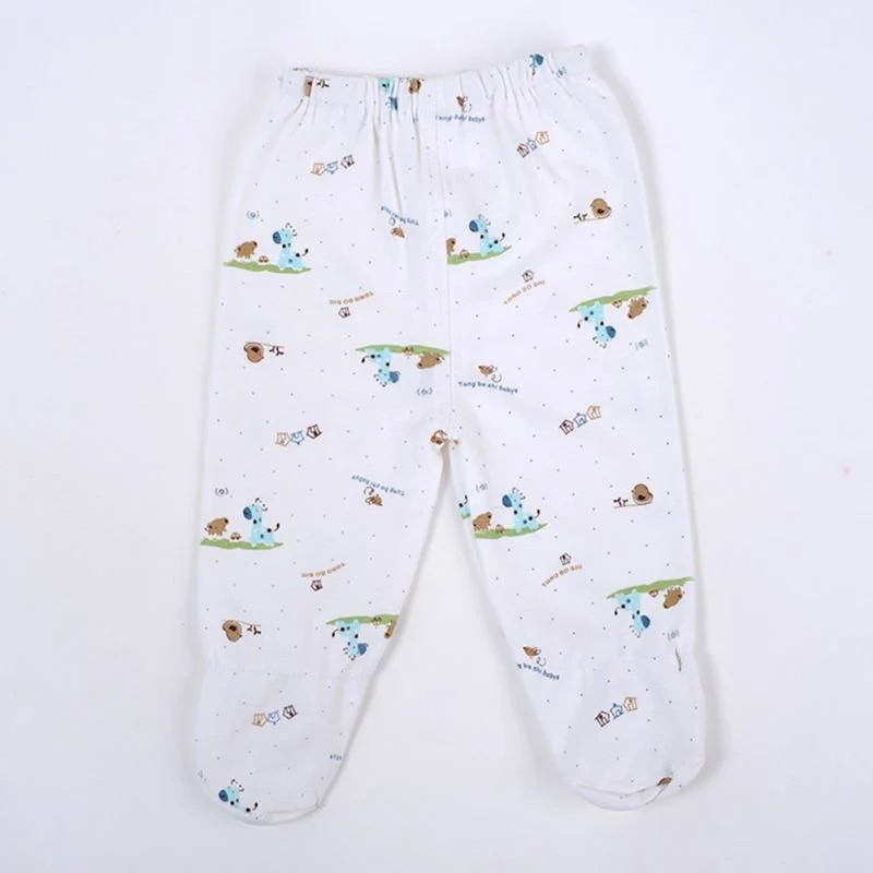 5PCS baby girl 0-3M Spring summer print cartoon newborn clothing gift set