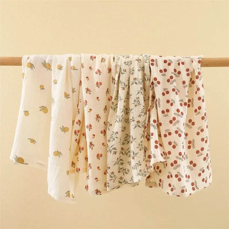 Super Soft Cotton Gauze Muslin Swaddle & Bath Towel