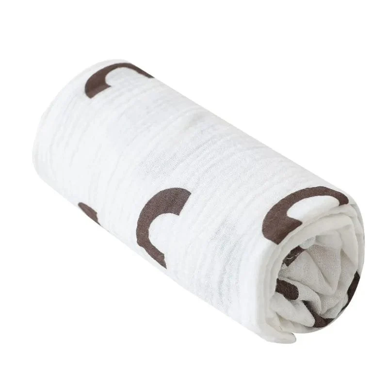 Super Soft Cotton Gauze Muslin Swaddle & Bath Towel