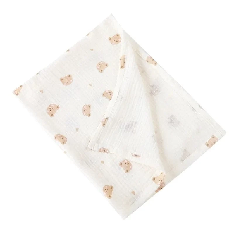 Super Soft Cotton Gauze Muslin Swaddle & Bath Towel