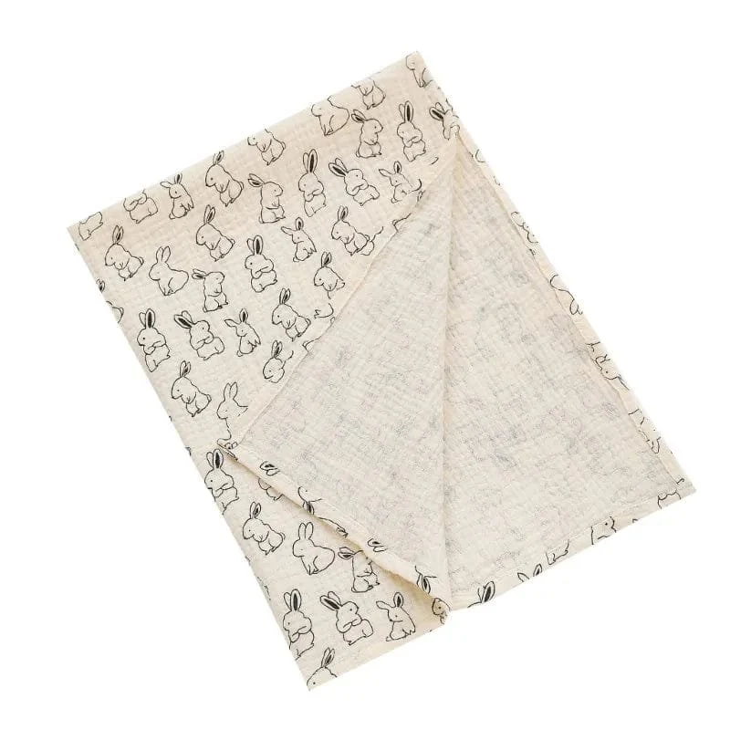 Super Soft Cotton Gauze Muslin Swaddle & Bath Towel