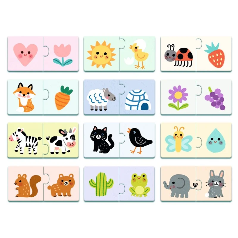 Puzzle dúo Colores · Djeco