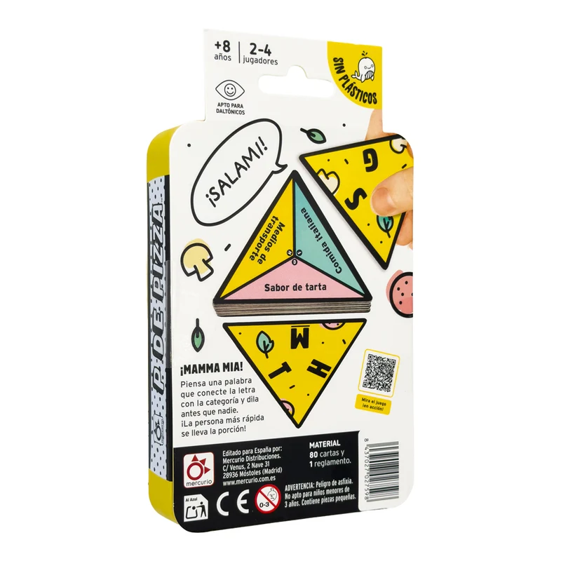 P de Pizza Juego de Viaje · Mercurio