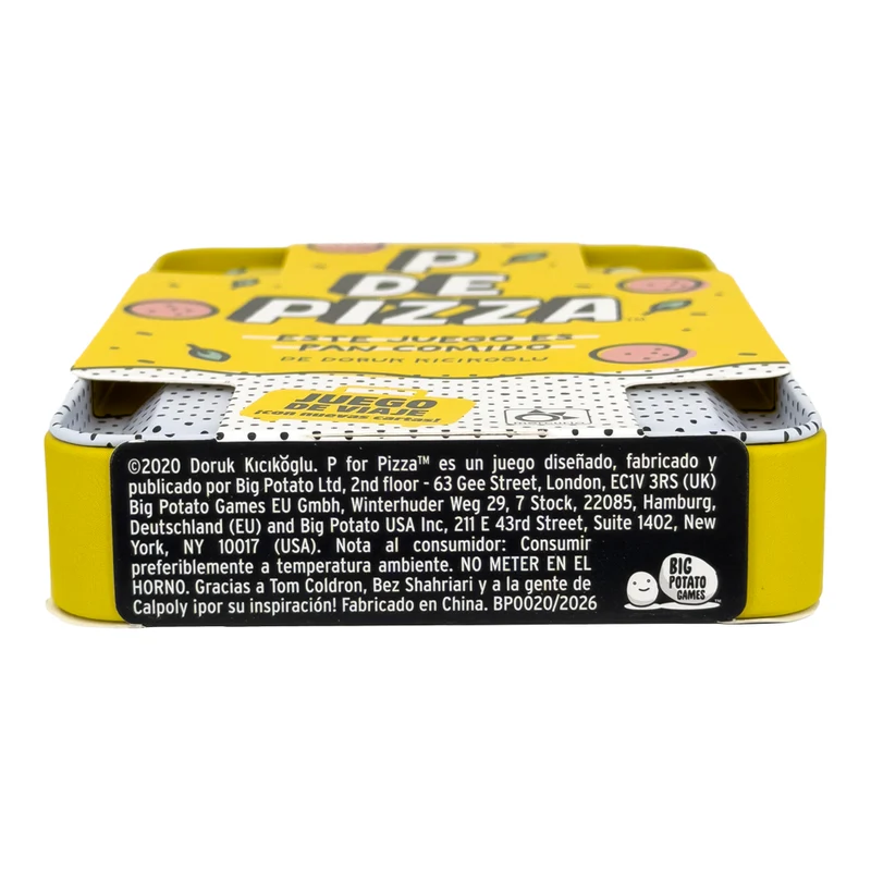 P de Pizza Juego de Viaje · Mercurio