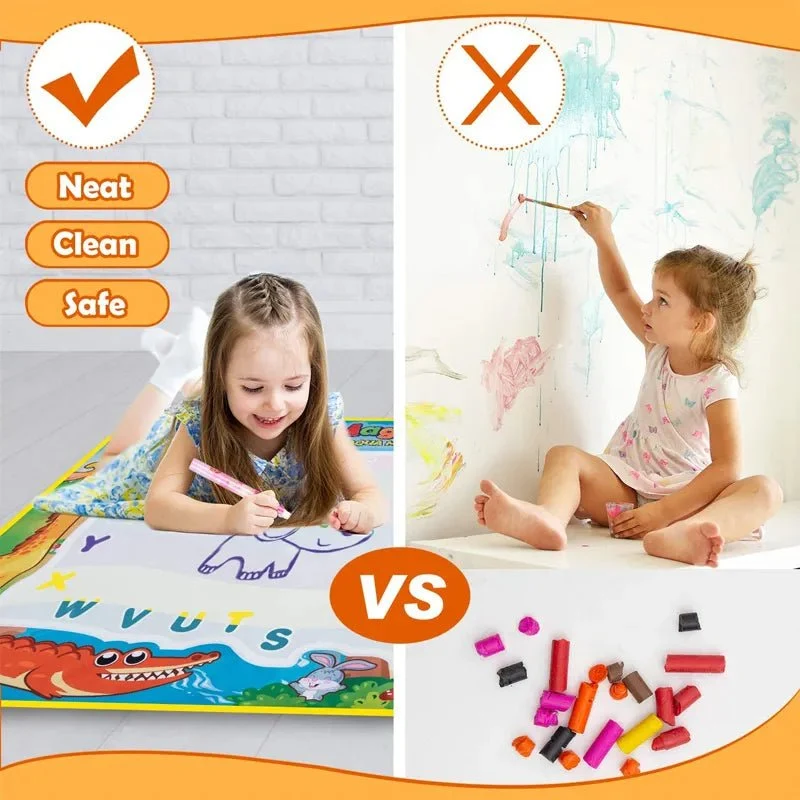 Magic Water Drawing Mat: Educational Montessori Toy