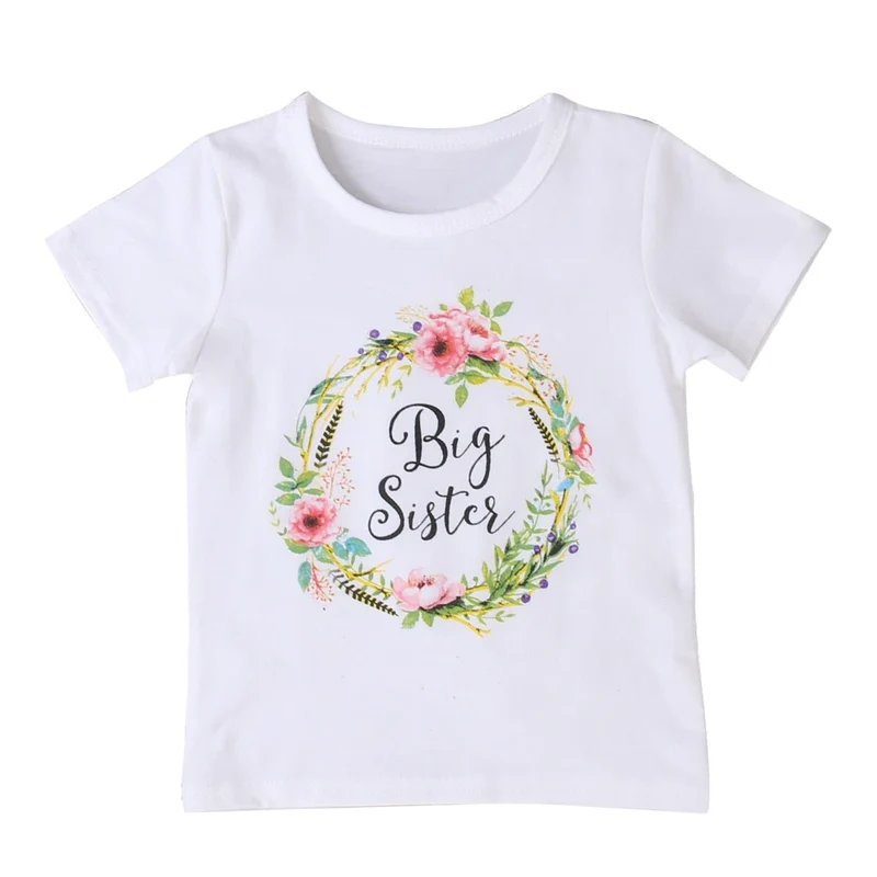 Little & Big Sister Match Jumpsuit Romper and T Shirt Family Outfits