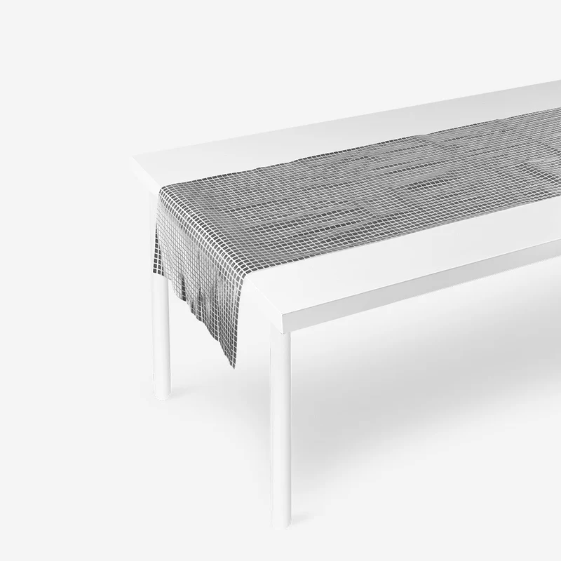 Disco ball pattern table runner - 40x180 cm