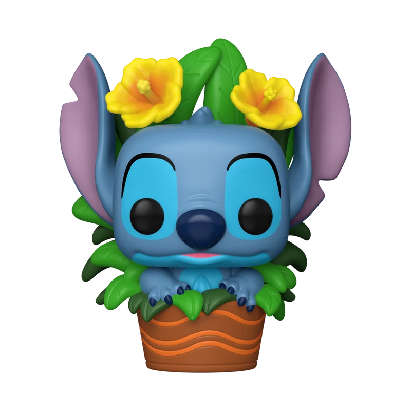 Funko Pop Premium: Lilo y Stitch - Stitch con plantas