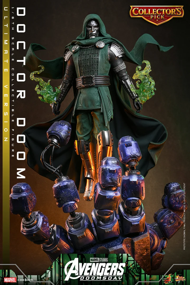 Hot Toys Movie Masterpiece Series: Avengers Doomsday - Doctor Doom Deluxe Escala 1/6