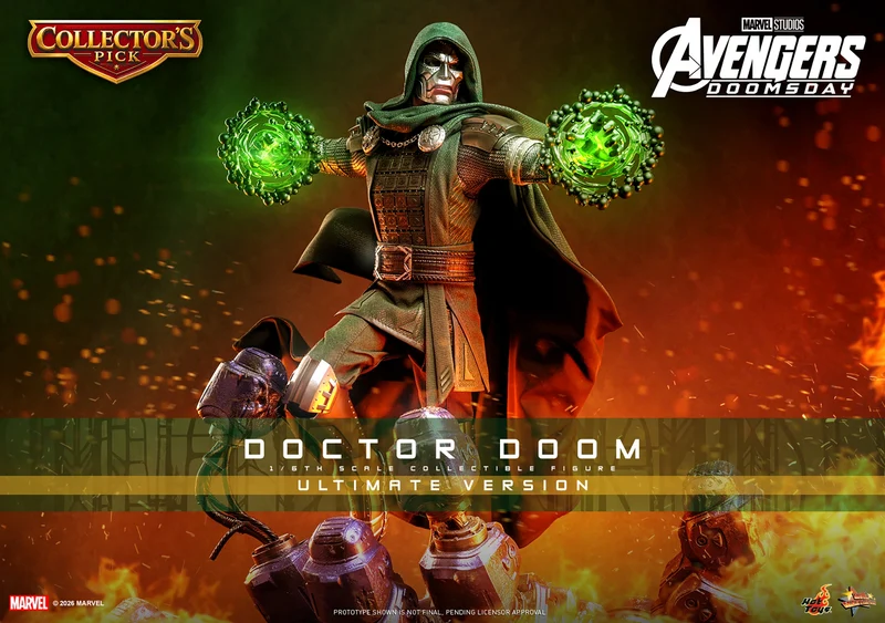 Hot Toys Movie Masterpiece Series: Avengers Doomsday - Doctor Doom Deluxe Escala 1/6