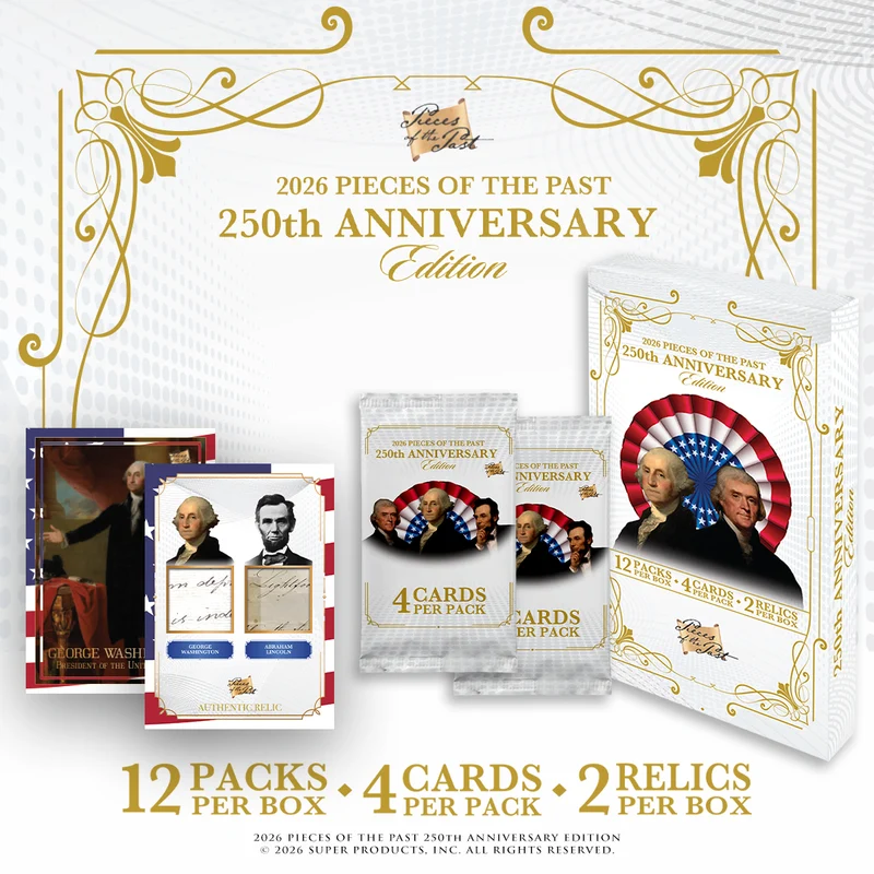 SUPER BREAK: 2026 Pieces of the Past 250th Anniversary - Hobby Box
