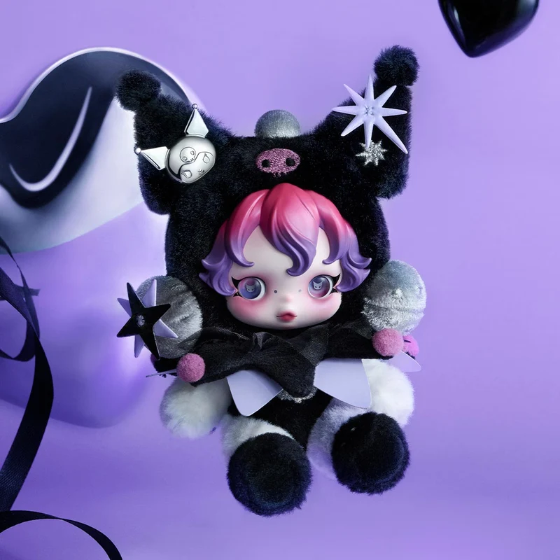 POP MART: Skullpanda - Kuromi Plush