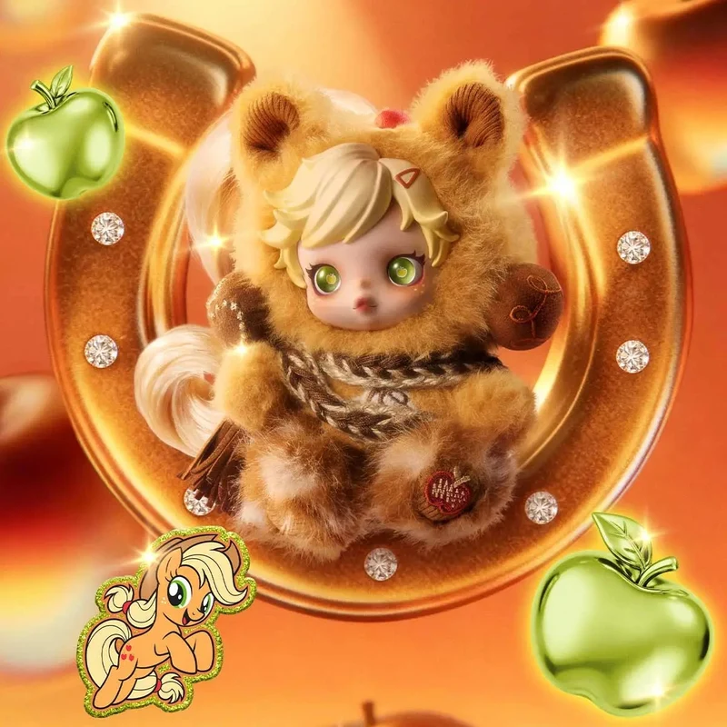 POP MART: Labubu Skullpanda x My Little Pony Doll Pendant