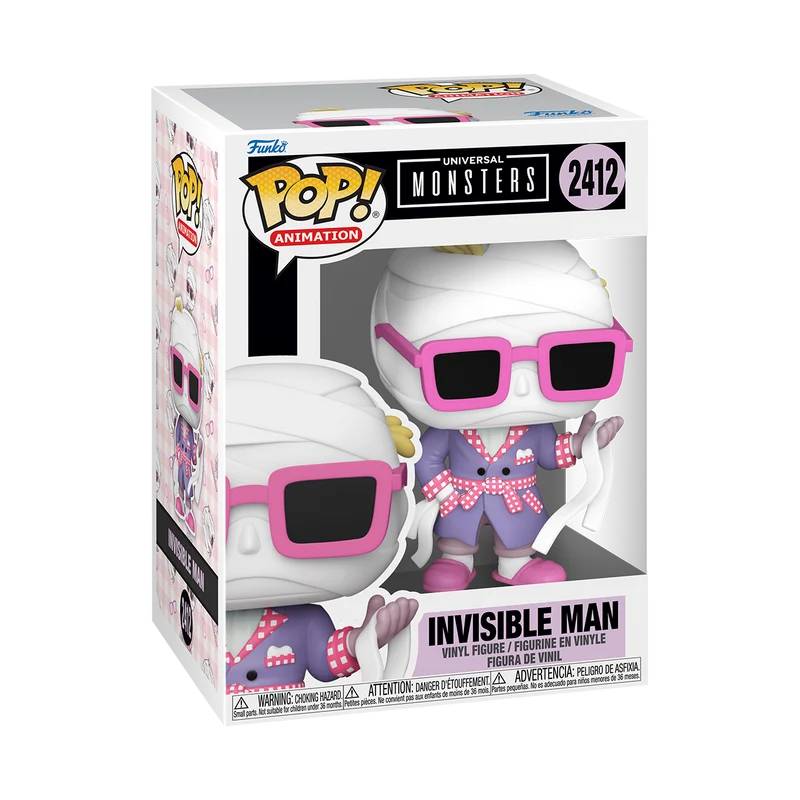 Funko Pop Movies: Universal Monsters Anime - Hombre Invisible