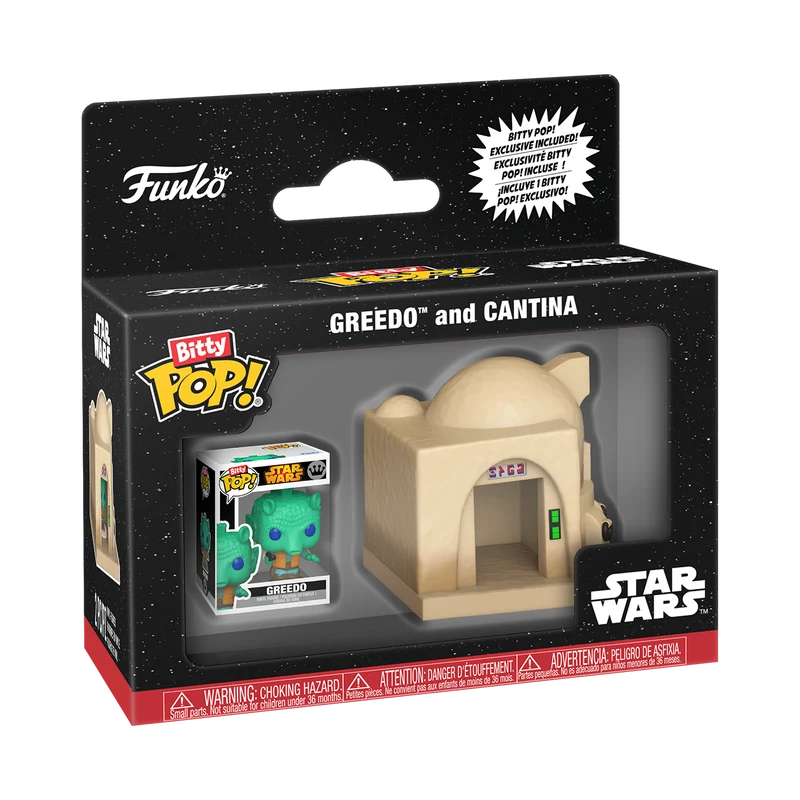 Funko Bitty Pop Town: Star Wars - Cantina con Greedo